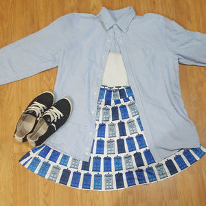 Doctor Who Tardis Skater Skirt